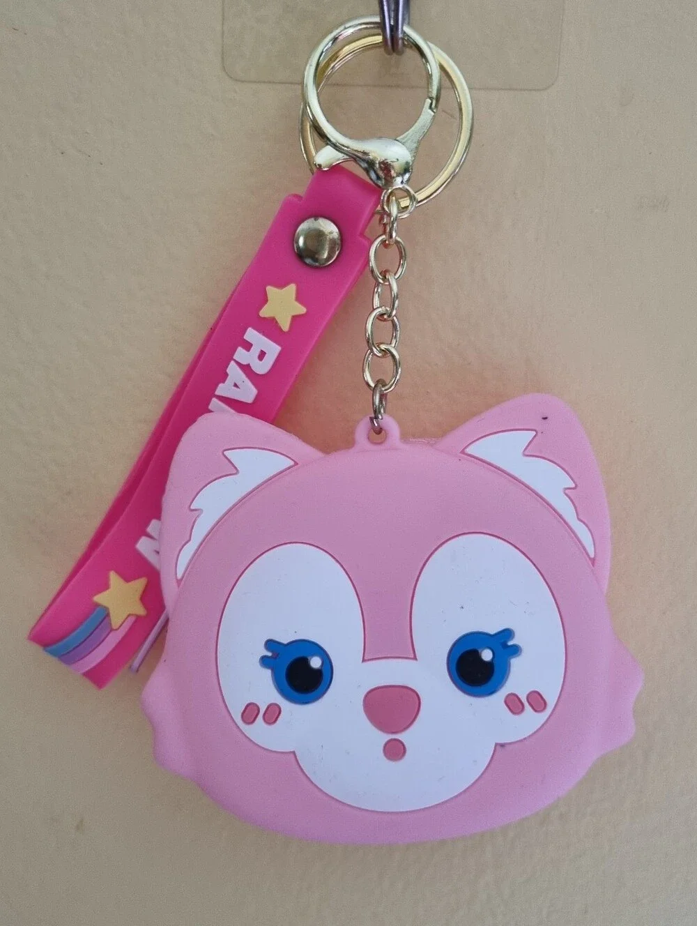 LinaBell Coin Purse Keychain Wallet coins bag Soft Pvc